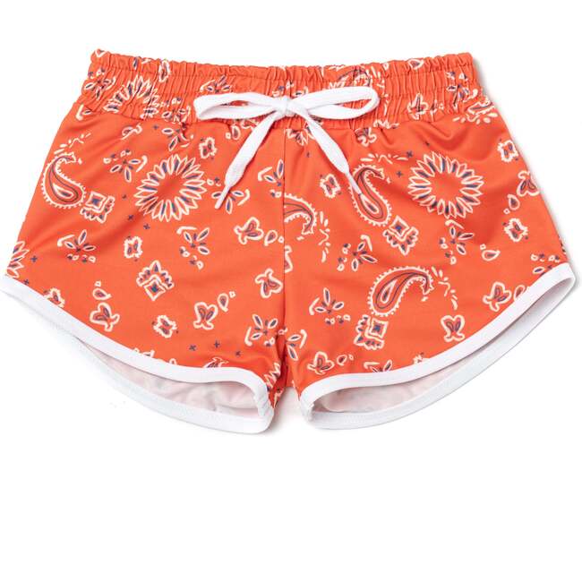 Drawstring Trunks, Red Bandana