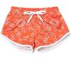 Drawstring Trunks, Red Bandana - Swim Trunks - 1 - thumbnail