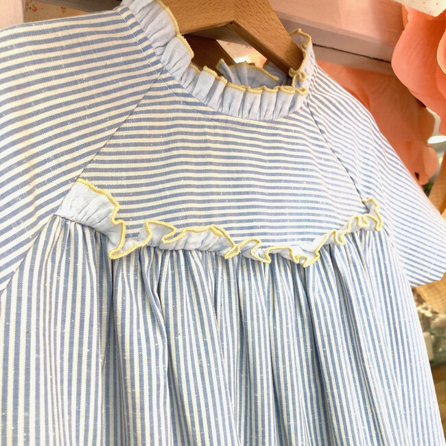 Berenice Blue Stripes Dress - Dresses - 2