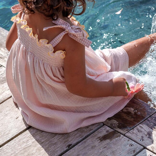 Babette Dress, Pink - Dresses - 4