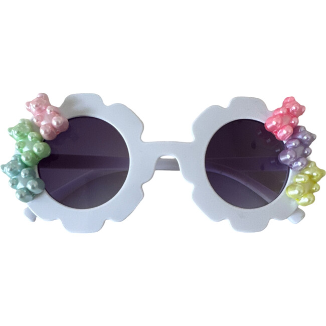 Gummy Bears Cami Flower Sunnies, White