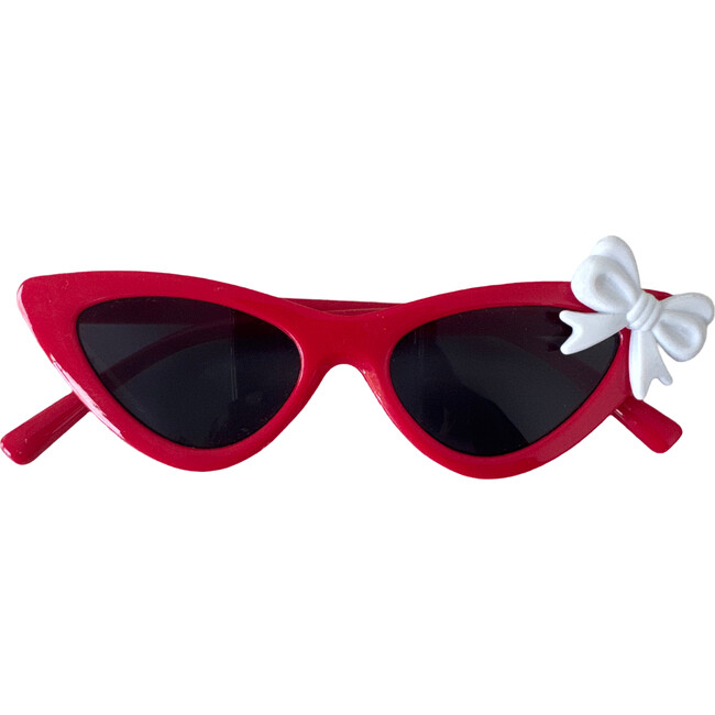 Bow Cutie Elle Cat Eye Sunnies, Red