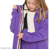 Turas All Season 3-Layer Waterproof Chin Guard Zipper Jacket, Purple Panda - Jackets - 6