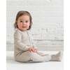 Kit Ribbed Zipper Sleeper Butter - Footie Pajamas - 2