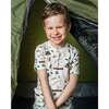 The Organic Short Sleeve Pajama Set, Gone Camping - Pajamas - 2