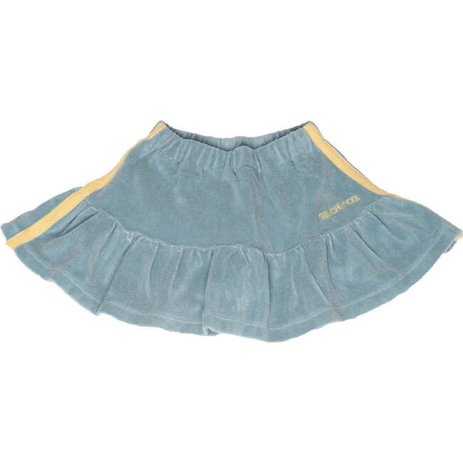 French Terry Elastic Waist Play Skort, Sky Blue