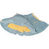 French Terry Elastic Waist Play Skort, Sky Blue - Skirts - 3