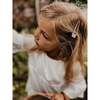 Painted Matte Alloy Metal Hair Clips, Burlwood (Set Of 2) - Hair Accessories - 2