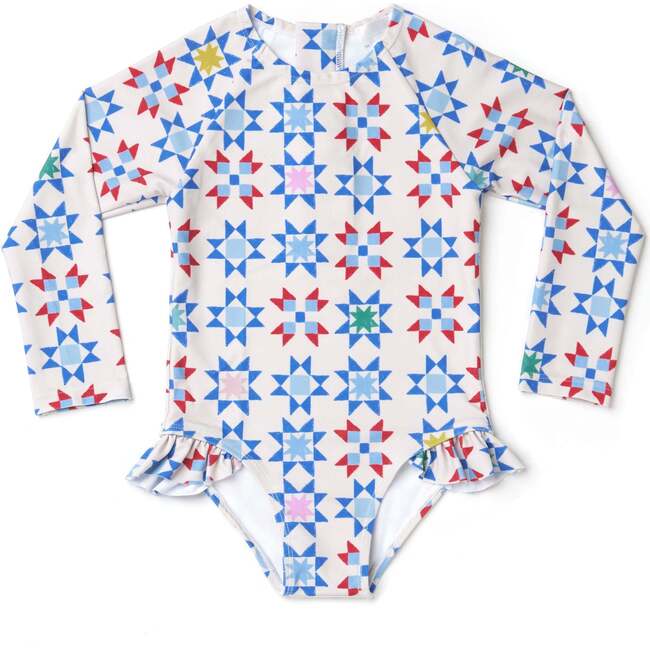 Rashguard One Piece, Americana Quilt