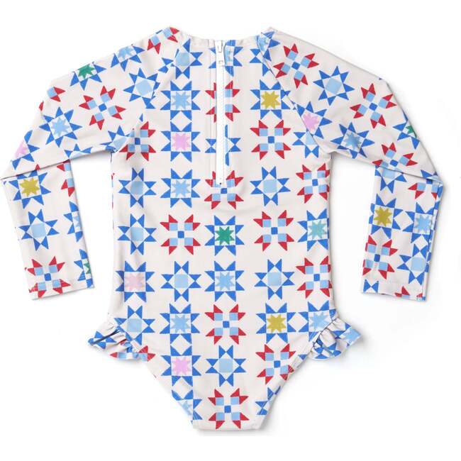 Rashguard One Piece, Americana Quilt - One Pieces - 2