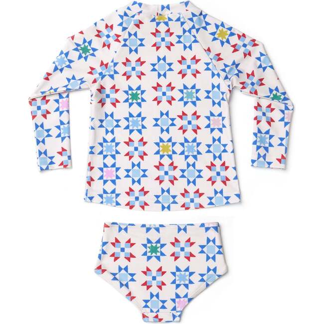 Rashguard Set, Americana Quilt - Two Pieces - 2