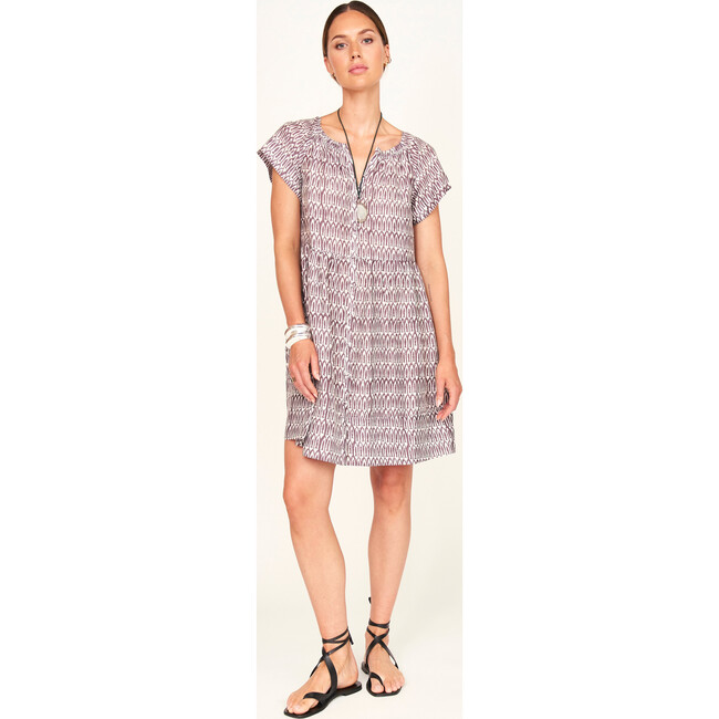Vienna Short Dress, Grappa Minnow