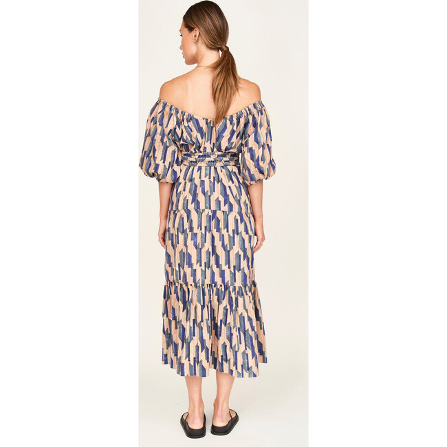 Capri Dress, Cerulean Rainfall - Dresses - 4