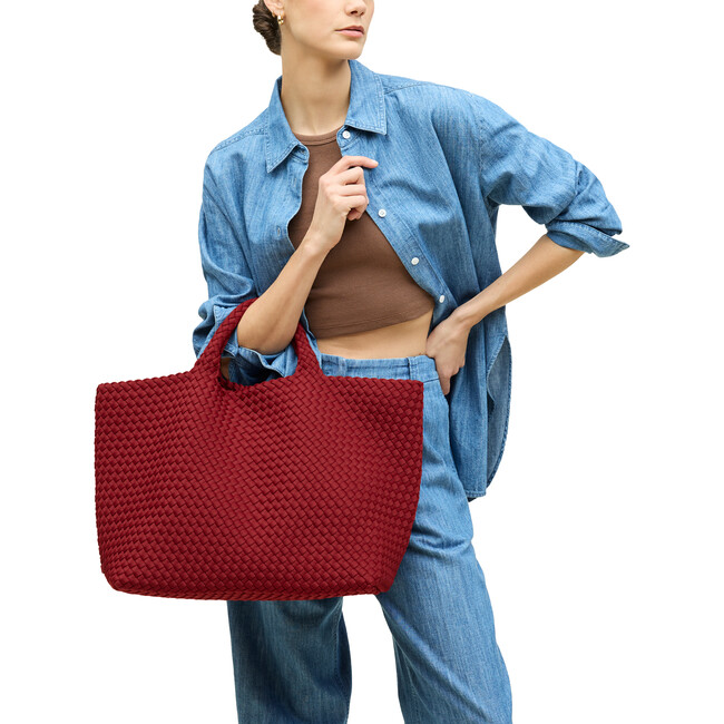 St. Barths Large Tote, Rosso - Bags - 2