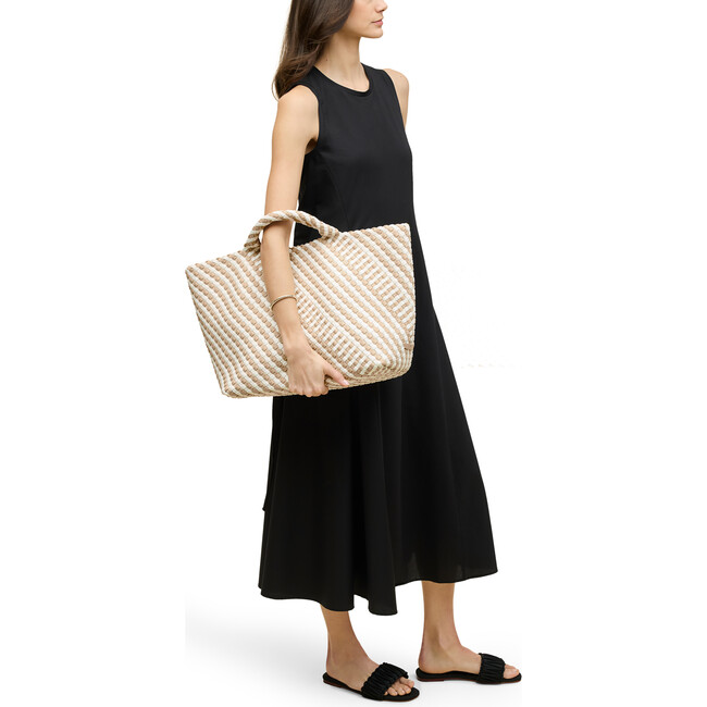 St. Barths Large Tote Graphic Stripe, Mykonos - Bags - 4