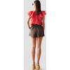 Wilora Blouse, Vani Papaya - Blouses - 2