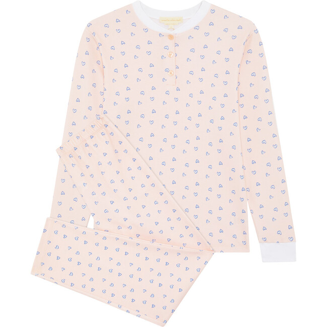 Love Heart Pajamas, Pink