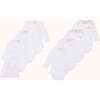 Set of 7 Angel Wing Picot Long Sleeve Onesies, Pink Fade - Onesies - 3