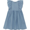 Summer Dress With Ruffles, Soft Chambray - Dresses - 1 - thumbnail