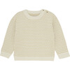 Organic Cotton Summer Pullover, Moonstone - Sweaters - 1 - thumbnail