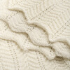 Handmade Alpaca Baby Blanket, Off White - Blankets - 2