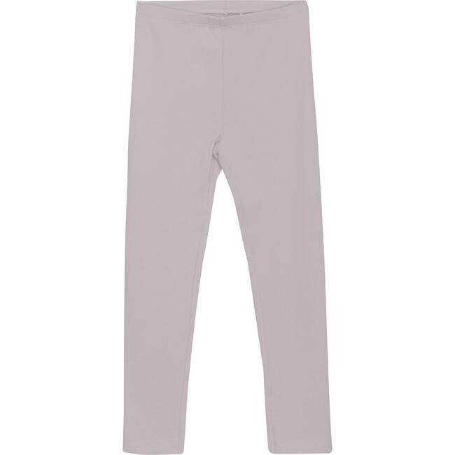Girls Ribbed Leggings, Cloud Rose - Leggings - 1