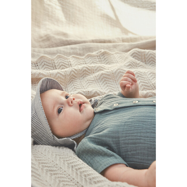 Handmade Alpaca Baby Blanket, Off White - Blankets - 3