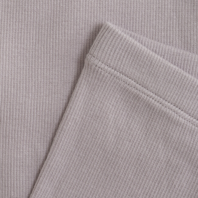 Girls Ribbed Leggings, Cloud Rose - Leggings - 2