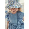 Girls Summer Hat In Liberty Fabric, Print Soft Chambray - Sun Hats - 2