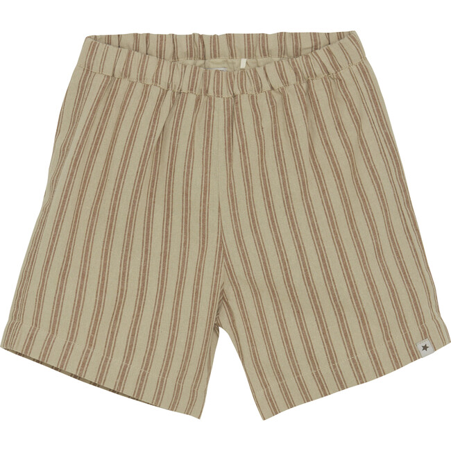 Boys Shorts In Organic Cotton, Irish Cream