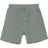 Boys Shorts In Muslin Cotton, Lily Pad - Shorts - 1 - thumbnail