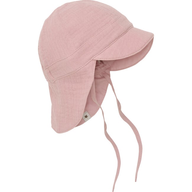 Babys Summer Hat, Muslin Ash Rose