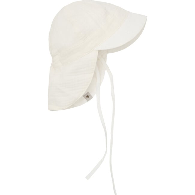 Babys Summer Hat, Muslin Antique White