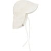 Babys Summer Hat, Muslin Antique White - Sun Hats - 1 - thumbnail