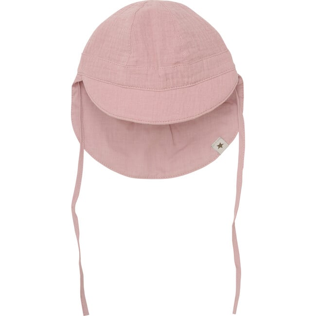 Babys Summer Hat, Muslin Ash Rose - Sun Hats - 2
