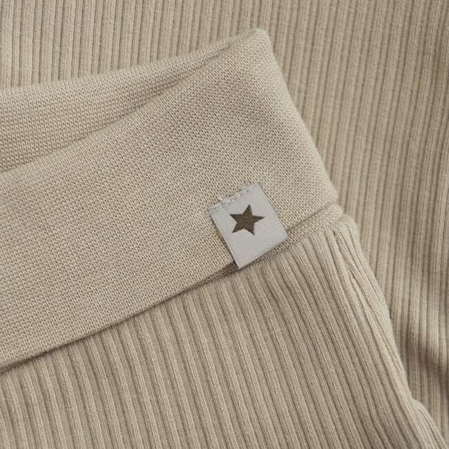 Babys Ribbed Pants, Irish Cream - Pants - 2