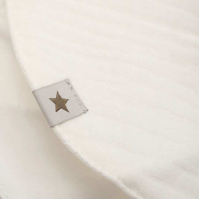 Babys Summer Hat, Muslin Antique White - Sun Hats - 3
