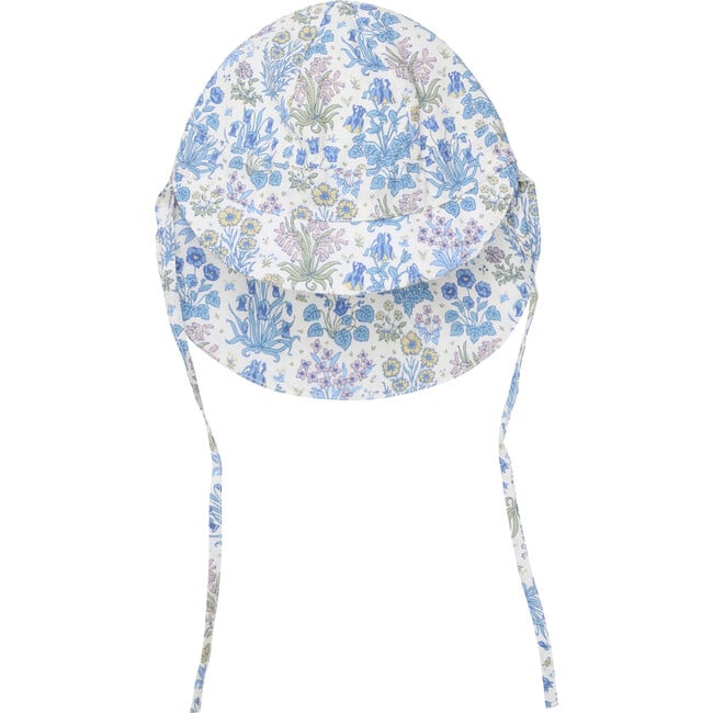 Babys Summer Hat In Liberty Fabric, Print Soft Chambray - Sun Hats - 3