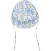 Babys Summer Hat In Liberty Fabric, Print Soft Chambray - Sun Hats - 3