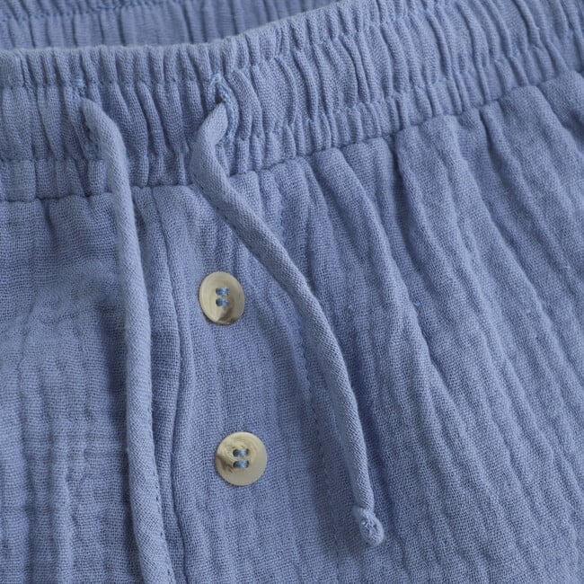Boys Shorts In Muslin Cotton, Quiet Harbor - Shorts - 3