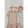 Boys Summer Shirt In Organic Cotton, Irish Cream - Button Downs - 2
