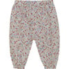 Babys Pants In Liberty Fabric With Elastic Waist, Print Sepia Rose - Pants - 3