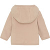 Babys Hooded Summer Jacket In Cotton Fleece, Cloud Rose - Jackets - 2