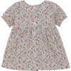 Babys Dress In Liberty Fabric, Print Sepia Rose - Dresses - 3