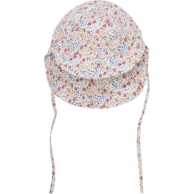 Babys Summer Hat In Liberty Fabric, Print Sepia Rose - Sun Hats - 4