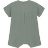 Babys Playsuit In Muslin Cotton, Lily Pad - Rompers - 2