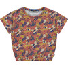 Retro Floral T-Shirt, Multi - T-Shirts - 1 - thumbnail