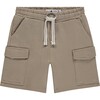 Cargo Sweat Shorts, Beige - Shorts - 1 - thumbnail