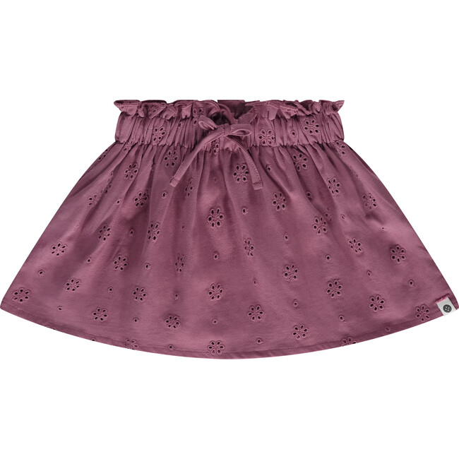 Eyelet Skirt, Purple