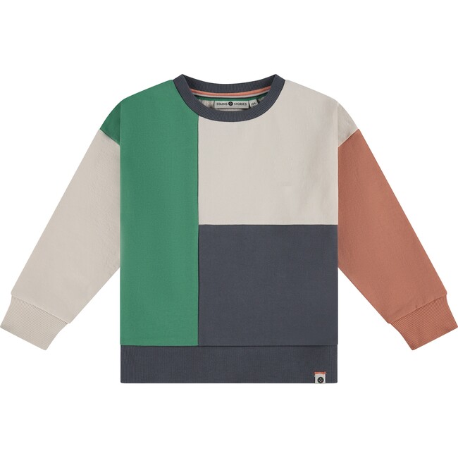 Colorblock Sweatshirt, Multi